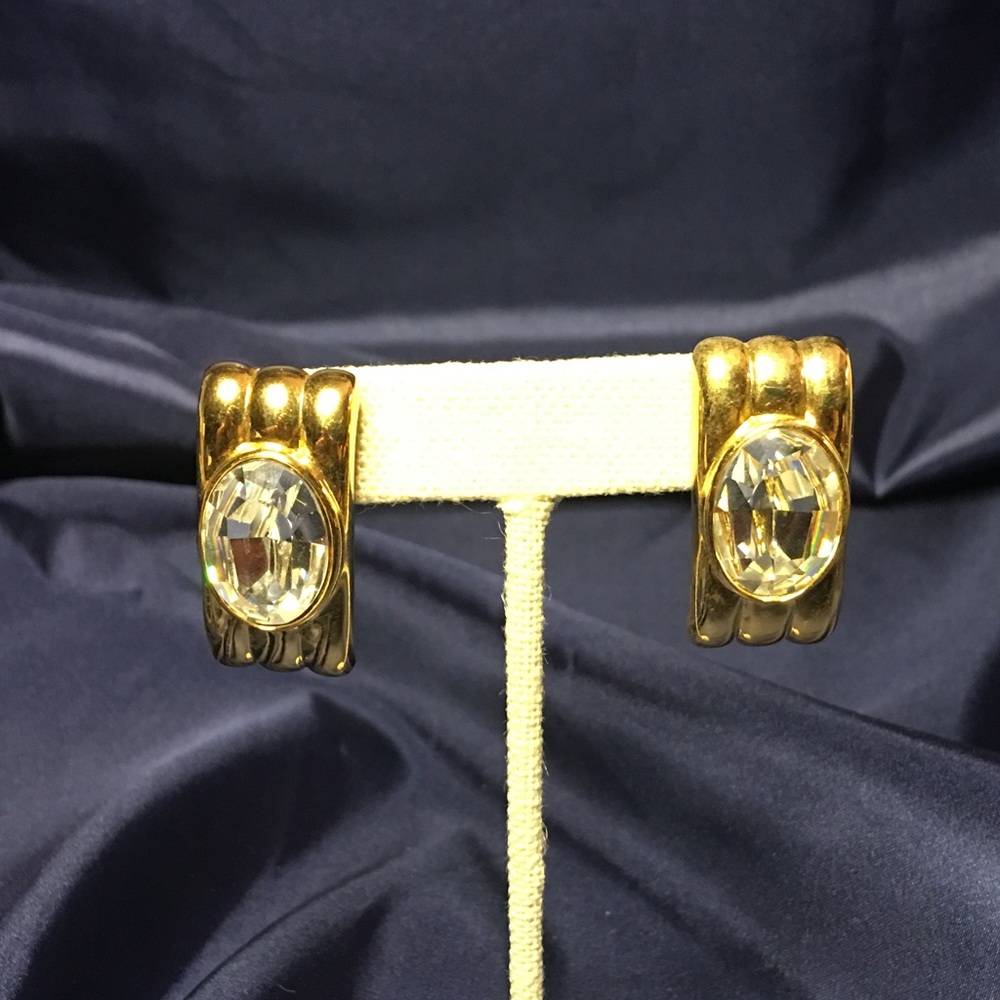 Vintage gold earrings